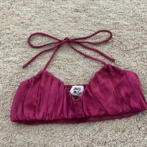 Size 6 halter bra top
